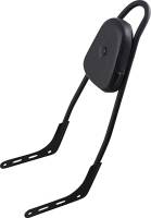 Motherwell - Motherwell One-Piece Skull Insert Sissy Bars - 25in. - Matte Black - 156T18-MB-SK-WP - Image 1