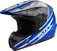 G-Max - G-Max MX-46 Mega Youth Helmet - D3462621 - Matte Blue/Black/White - Medium - Image 1