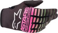 Alpinestars - Alpinestars Radar Youth Gloves - 3541822-1669-XS - Black/Green Neon/Pink Fluo - X-Small - Image 1