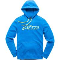 Alpinestars - Alpinestars Blaze Fleece Pullover Hoodie - 1037531137255XL - Blue/Hi-Viz Yellow - X-Large - Image 1