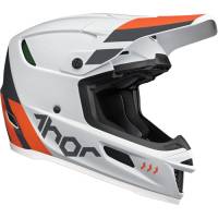 Thor - Thor Reflex Cube Helmet - 0110-7463 - Light Gray/Red Orange - Medium - Image 1