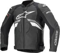 Alpinestars - Alpinestars GP Plus R V3 Airflow Leather Jacket - 3100620-102-48 - Black/Gray/White - 38 - Image 1