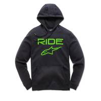 Alpinestars - Alpinestars Ride 2.0 Fleece - 1119-51000-1060-MD - Black/Green - Medium - Image 1