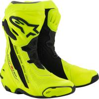 Alpinestars - Alpinestars Supertech R Vented Boots - 2220121-551-42 - Fluorescent Yellow/Black - 42 - Image 1