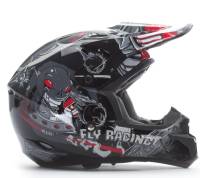 Fly Racing - Fly Racing Kinetic Invasion Youth Helmet - 73-3451YM - Gray - Medium - Image 1