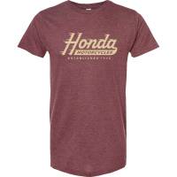 Honda Collection - Honda Collection Honda Established T-Shirt - NP23S-M2294-M - Heather Burgundy - Medium - Image 1