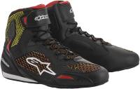 Alpinestars - Alpinestars Faster-3 Rideknit Riding Shoes - 251031915307 - Black/Yellow/Red - 7 - Image 1