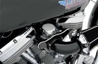 Drag Specialties - Drag Specialties Smooth Chrome CV Carb Top Cover - DS-288801 - Image 2