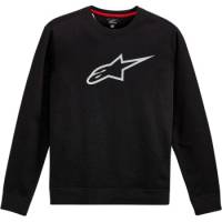 Alpinestars - Alpinestars Ageless Crew Fleece - 1212513221011L - Black/Gray - Large - Image 1