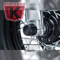 Kuryakyn - Kuryakyn Front Axle Nut Covers - Satin Black - 1229 - Image 2