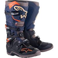 Alpinestars - Alpinestars Tech 7 Enduro Drystar Boots - 2012620-1373-12 - Navy/Gray - 47 - Image 1