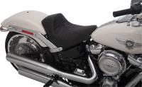 Drag Specialties - Drag Specialties EZ-ON Mount Solo Seat - Scorpion - Silver Thread - 0802-1186 - Image 2