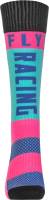 Fly Racing - Fly Racing MX Socks - Thick - 350-0551L - Pink/Blue - Large - Image 2