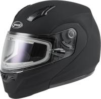 G-Max - G-Max MD-04S Solid Helmet with Elecric Shield - M4040076 - Matte Black - Large - Image 1