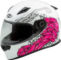 G-Max - G-Max FF49 Yarrow Helmet - G7495406 - White/Pink - Large - Image 1