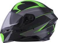 G-Max - G-Max FF98 Apex Helmet - G1981676 - Matte Black/Hi-Vis Green - Large - Image 1