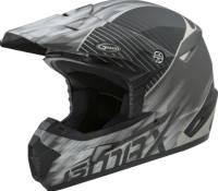 G-Max - G-Max MX46 Colfax Youth Helmet - G3463230 - Matte Black/Silver - Small - Image 1