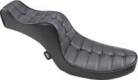 Drag Specialties - Drag Specialties Mini King and Queen Seat - Scorpion Stitch - 0805-0093 - Image 1