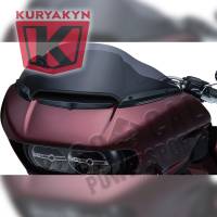 Kuryakyn - Kuryakyn Windshield Side Trim - Gloss Black - 2633 - Image 2