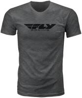 Fly Racing - Fly Racing Fly Corporate T-Shirt - 352-0016S - Dark Gray Heather - Small - Image 1