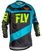 Fly Racing - Fly Racing F-16 Jersey (2018) - 371-921S - Blue/Hi-Vis - Small - Image 1