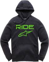 Alpinestars - Alpinestars Ride 2.0 Fleece - 1119510001060L - Black/Green - Large - Image 1