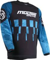 Moose Racing - Moose Racing Qualifier Jersey - 2910-7540 - Blue/Black - 4XL - Image 1