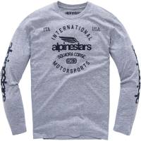 Alpinestars - Alpinestars Winged Moto Premium Long-Sleeve Shirt - 11397302510262X - Heather Gray - 2XL - Image 1