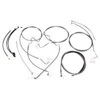 Magnum - Magnum Stainless Steel Handlebar Installation Kit with Chrome Fittings for 12-14in. Ape - 589921 - Image 1