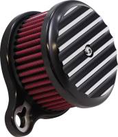 Joker Machine - Joker Machine High Performance Air Cleaner Assembly - Finned Black Anodized - 10-202B - Image 1