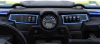 Moose Utility - Moose Utility Small 4 Switch Dash Plate - Left - Blue - 2578.0521-1695 - Image 3