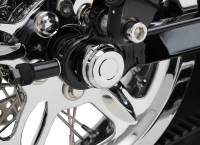 Drag Specialties - Drag Specialties Billet Rear Axle Caps- 1in. - Chrome - 0214-0832 - Image 2