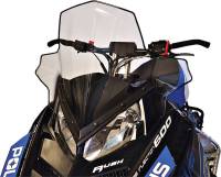 Powermadd - Powermadd Cobra Windshield - 19in. - Clear with Black Fade - 11830 - Image 3