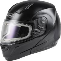 G-Max - G-Max MD-04S Solid Helmet with Elecric Shield - M4040026 - Black - Large - Image 1