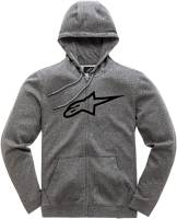 Alpinestars - Alpinestars Ageless II Fleece Zip-Front Hoody - 10385305211262X - Gray/Black - 2XL - Image 1