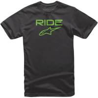 Alpinestars - Alpinestars Ride 2.0 Youth T-Shirt - 3038720101060XL - Black/Green - X-Large - Image 1