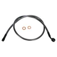 Magnum - Magnum Black Pearl Designer Series ABS Front Upper Brake Line - 7/16in., 35deg. Banjo - 34in. - AS47934 - Image 1