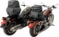 Saddlemen - Saddlemen BR1800EX/S Combination Backrest, Seat and Sissy Bar Bag without Studs - 3515-0118 - Image 4
