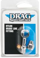 Drag Specialties - Drag Specialties Universal Chrome Straight Banjo Fitting - 7/16in. - 352 - Image 2