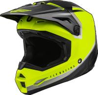 Fly Racing - Fly Racing Kinetic Vision Youth Helmet - F73-8651YS - Hi-Vis/Black - Small - Image 1