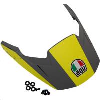 AGV - AGV Peak for AX-9 Helmets - Gray/Fluorescent Yellow - 21KIT76325004 - Image 2