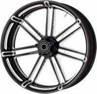 Arlen Ness - Arlen Ness Forged Billet 7 Valve Rear Rim - 18in. x 5.50in. - Black - 10301-203 - Image 2