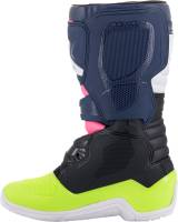 Alpinestars - Alpinestars Tech 3S Youth Girls Boots - 2014018-1176-4 - Black/Dark Blue/Pink Flourescent - 4 - Image 5