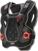Alpinestars - Alpinestars Bionic Action Chest Protector - 6700421-13-M/L - Black/Red - Md-Lg - Image 1