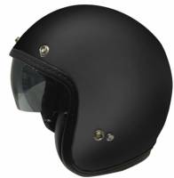 Zoan - Zoan 3/4 Retro Solid Helmet - 032-123 - Black - X-Small - Image 1