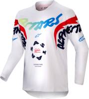 Alpinestars - Alpinestars Racer Hana Youth Jersey - 3778324-258-M - White/Multicolor - Medium - Image 1