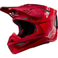 Alpinestars - Alpinestars Supertech S-M10 Flood Helmet - 8301023-3003-2X - Red Fluo/Red Matte & Glossy - 2XL - Image 1