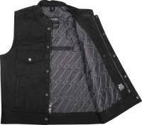 Thrashin Supply Company - Thrashin Supply Company Nightrider Vest - TMJ-12-13 - Black - 3XL - Image 5
