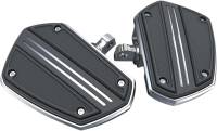 Ciro - Ciro Twin Rail Mini Floorboards with Male Mounts - Chrome - 60201 - Image 1