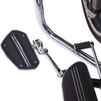 Ciro - Ciro Twin Rail Mini Floorboards with Male Mounts - Chrome - 60201 - Image 4